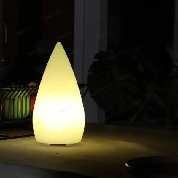 Battery operated droplet lamp