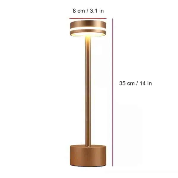 High end table lamp hotel