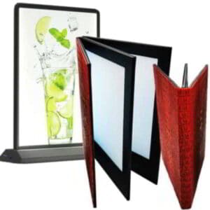 Illuminated Menu Holders