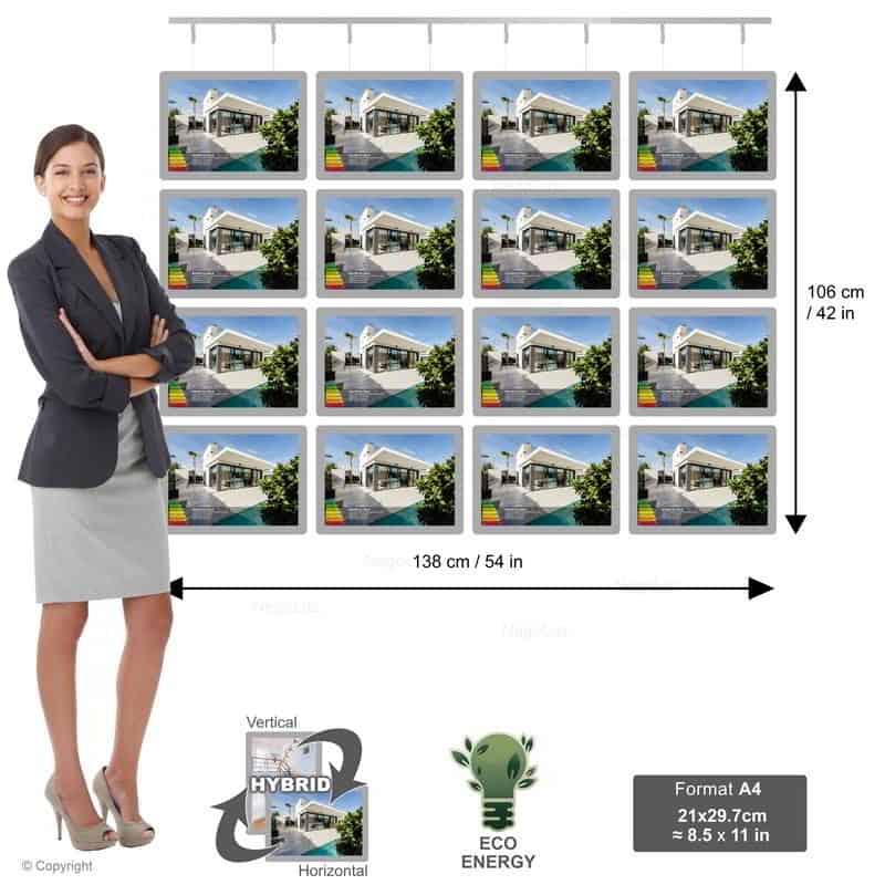 Porte Affiche Agence Immobiliere A4h 4r4c