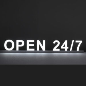 Lighted Letters Open 247